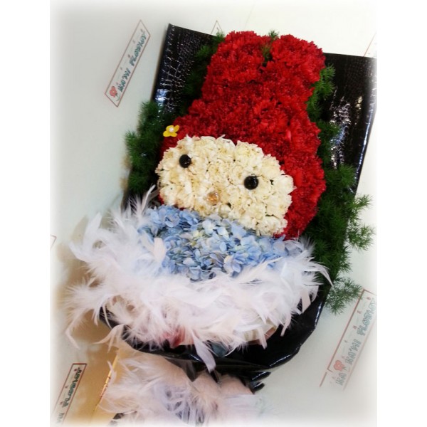 Hs 37 感謝花 感謝花束 網上訂花香港 花束包装法 花束設計