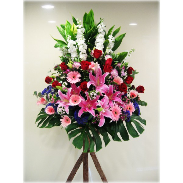 Kz 26 開業花籃 開業花 喬遷誌喜 新開張花牌 開幕花籃